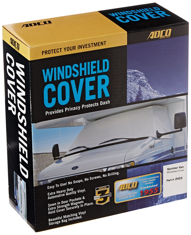 ADCO 2423 Polar White Windshield Cover Sprinter - Image 1